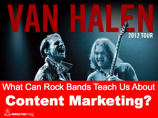 Content Marketing 80 S Rock Band Style
