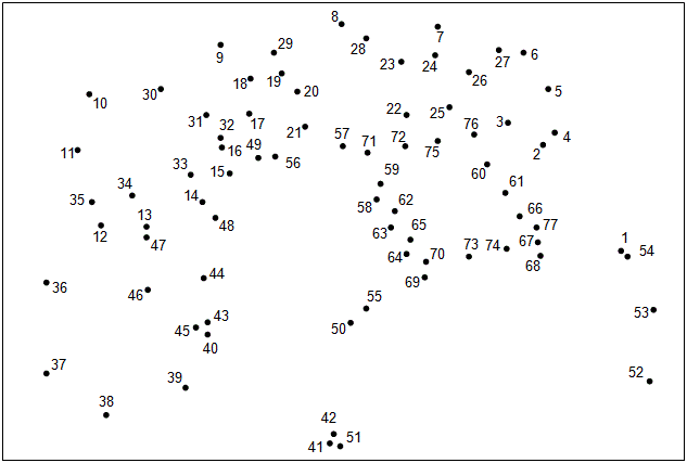 Connect the dots puzzle