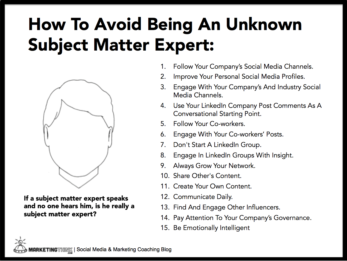 How To Avoid Being An Unknown Subject Matter Expert Marketing Insider