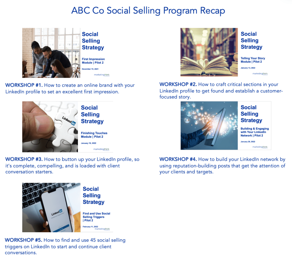 social selling program