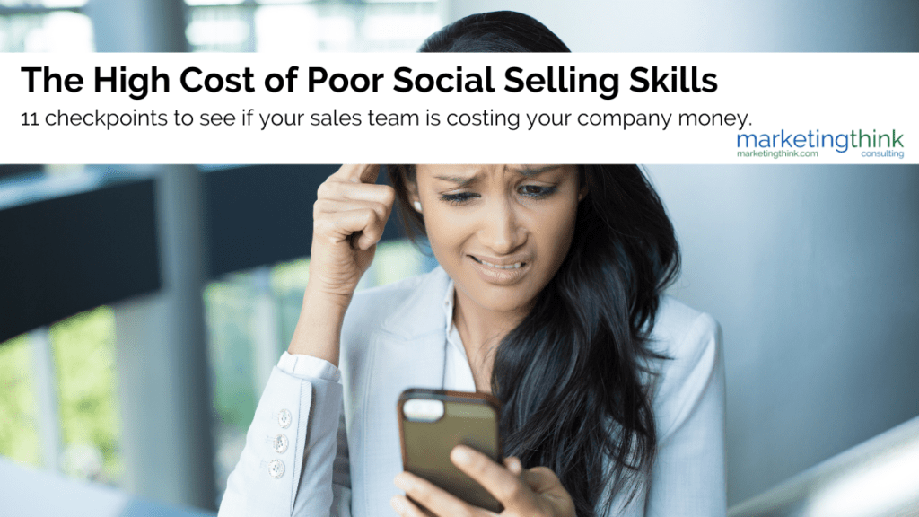 The high cost of poor social selling skills
